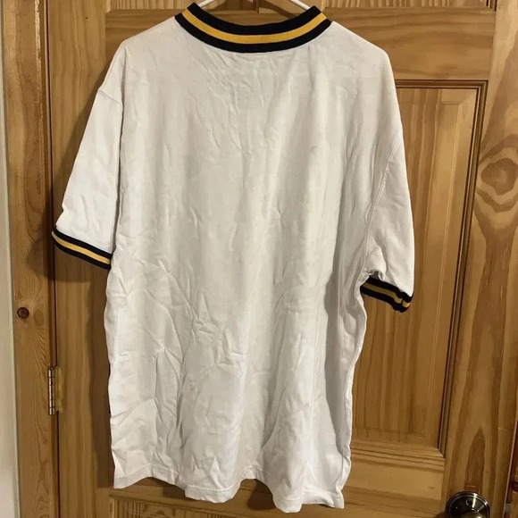 Vintage The Disney Store Mickey Spirit Mouse White V Neck Shirt Size Large NWT - Picture 4 of 4